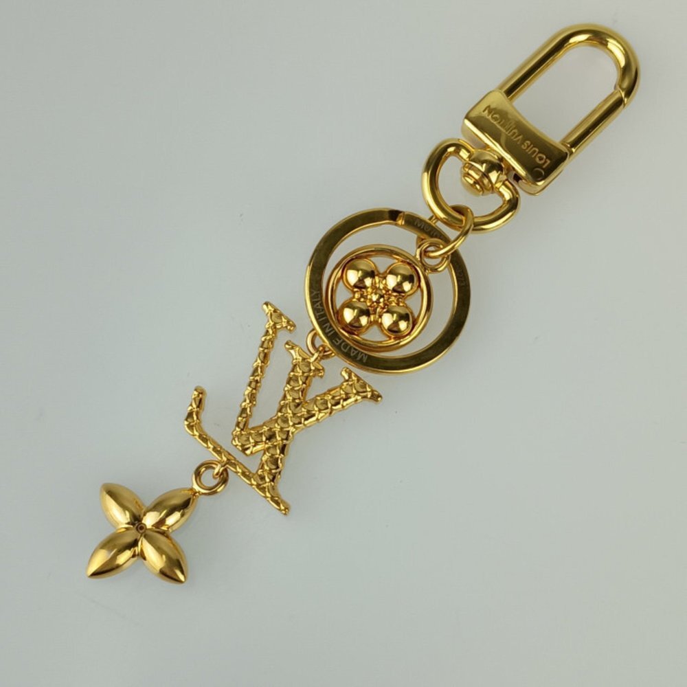 LOUIS VUITTON Gold Keyring - Picture 3 of 7